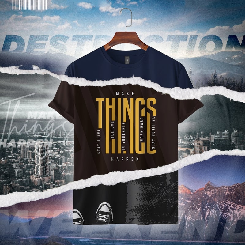 Mens Premium Sports Active Wear T-shirt